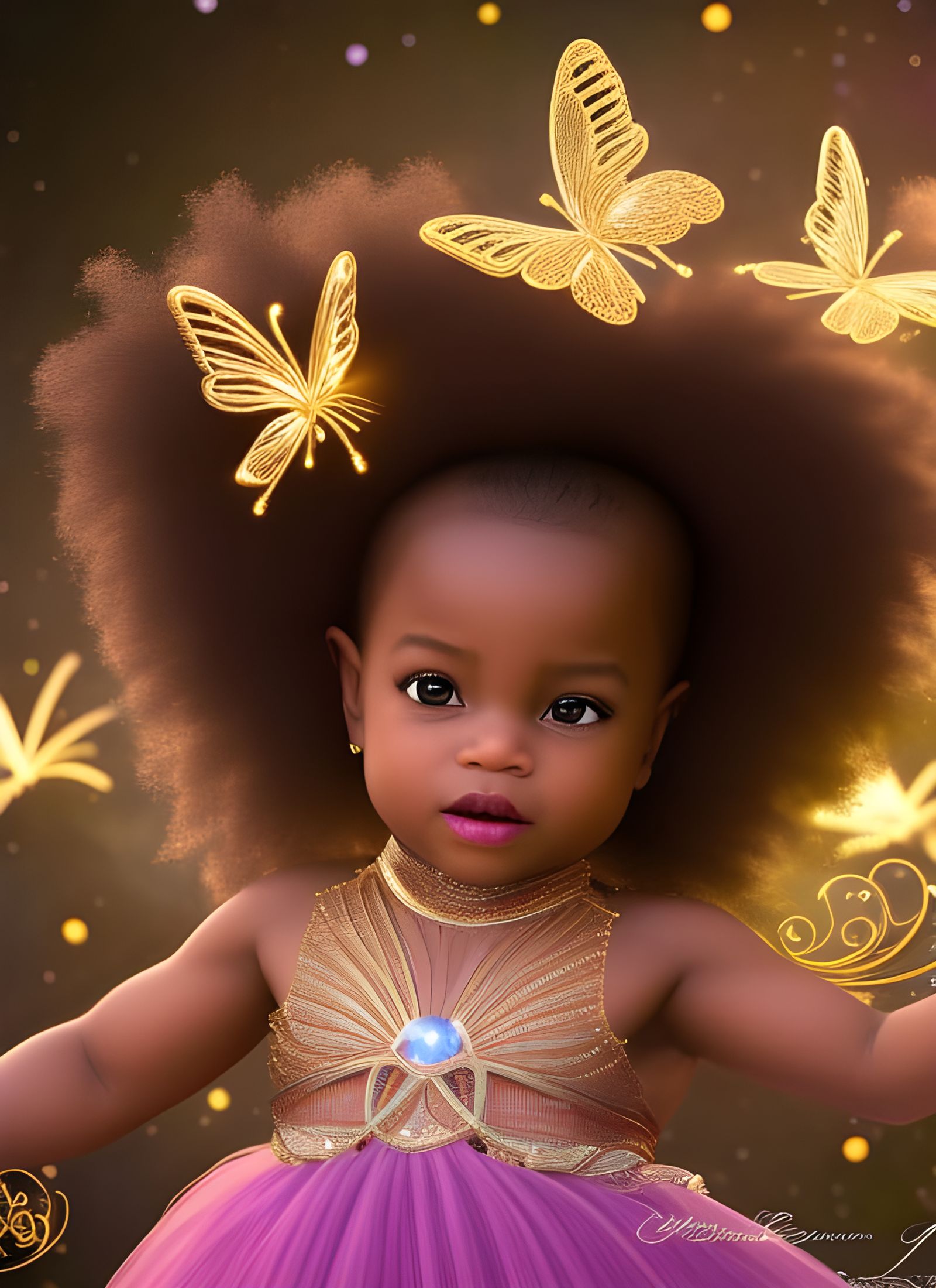 Butterfly Baby Girl