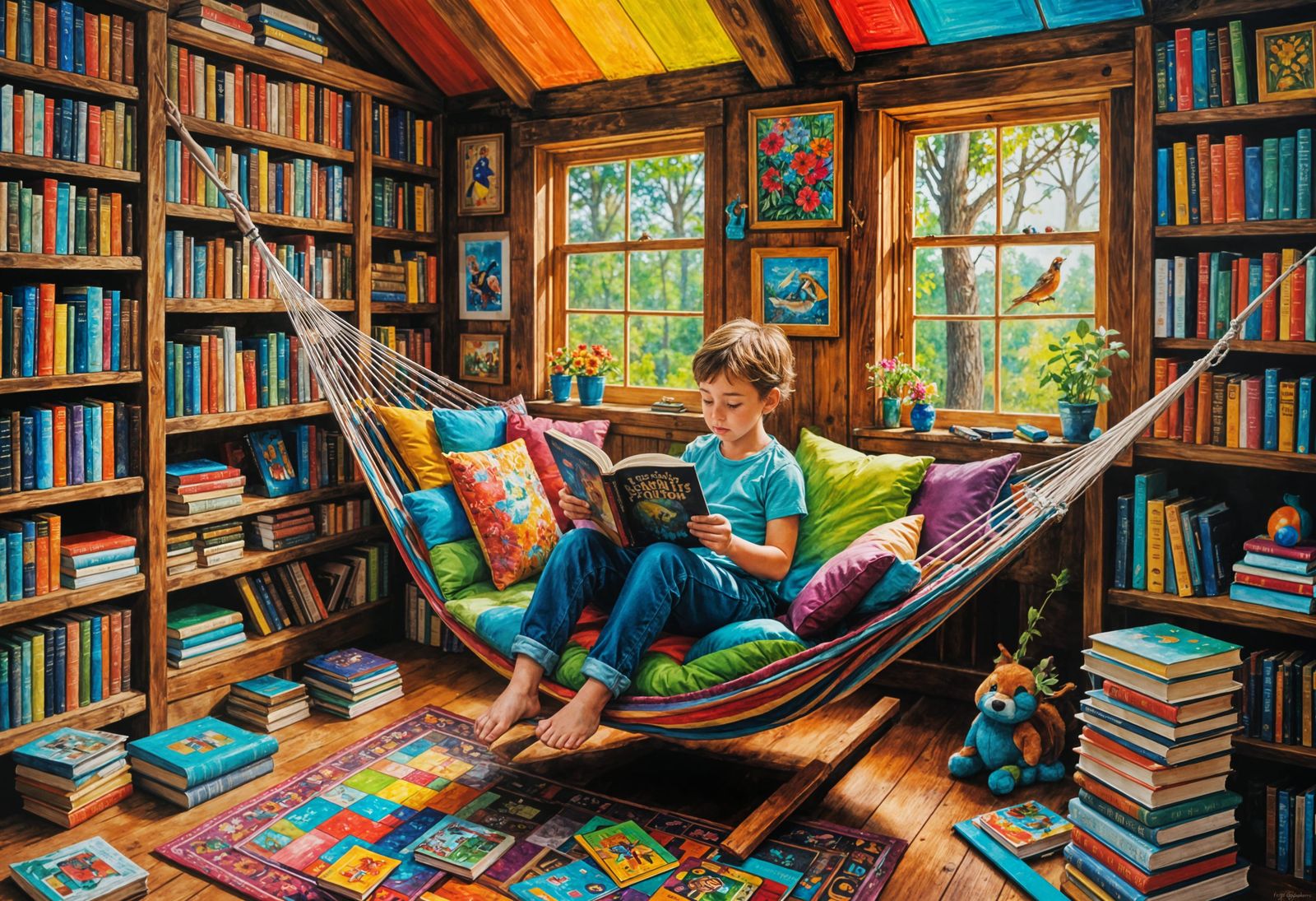 The Little Reader’s Haven  by @nafri