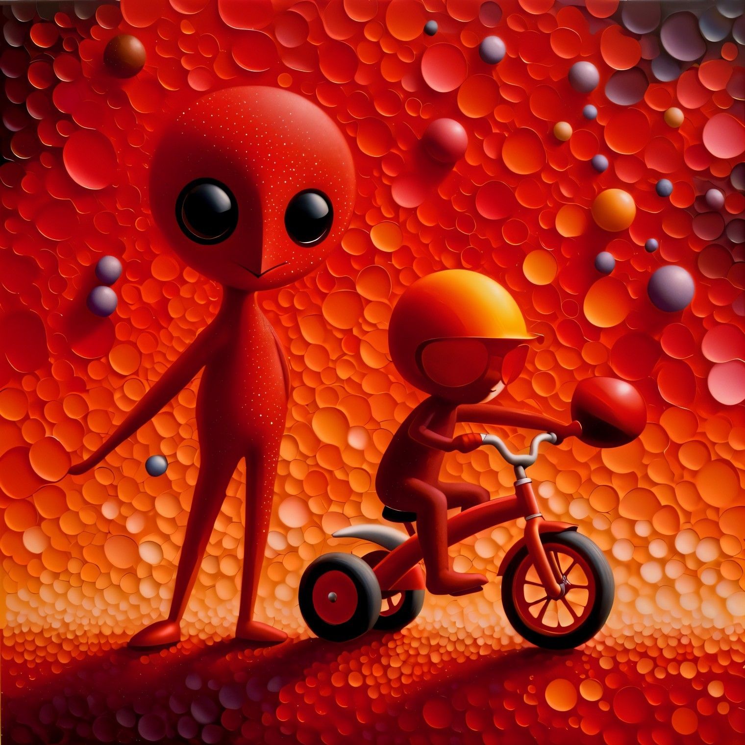Not All Martians Are Green, Some Teach the Art of Riding