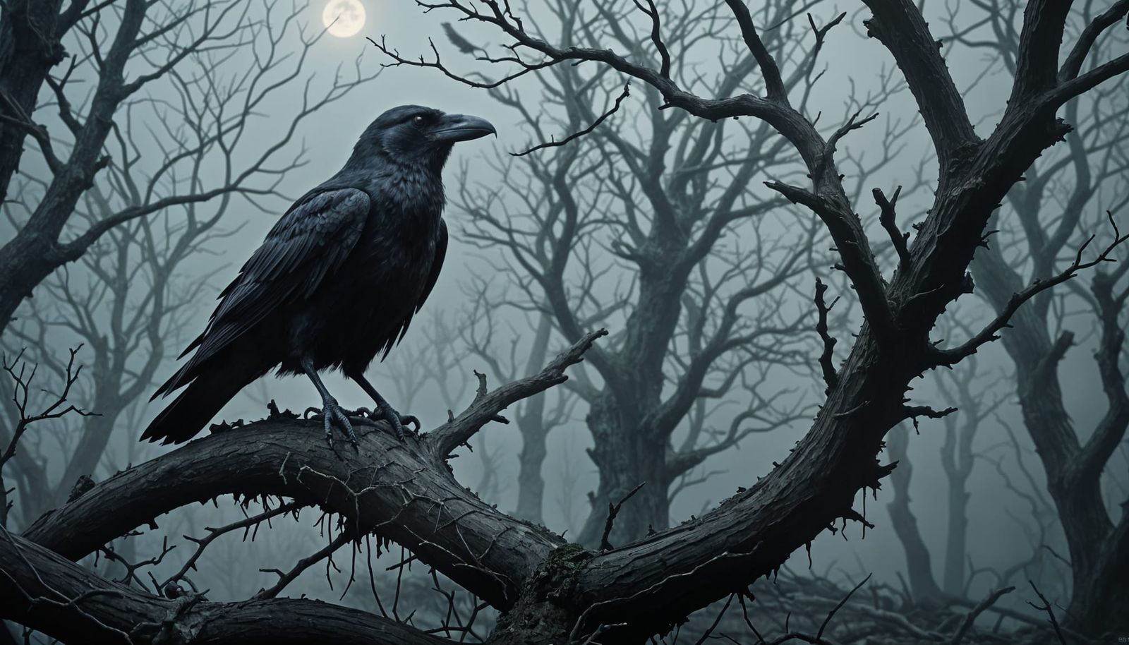 A Lone Raven   by @zRender69