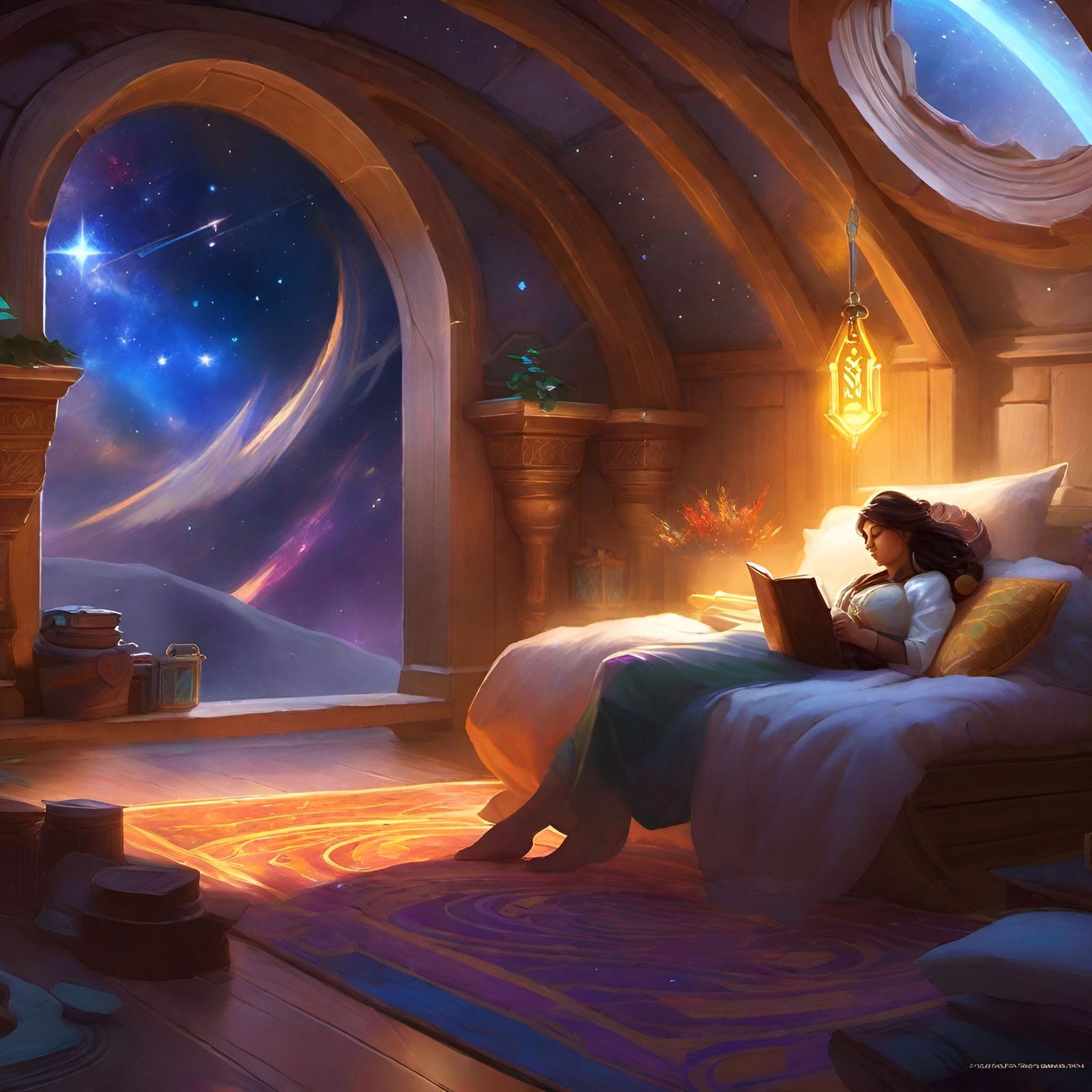 Late night reading!