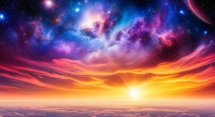 Starry Night  by @ChaosSun