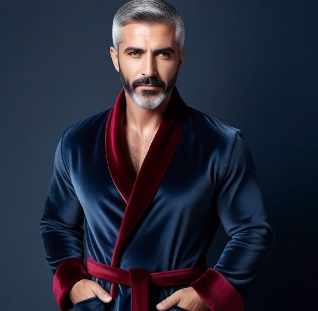 A handsome Turkish silver daddy   🩶