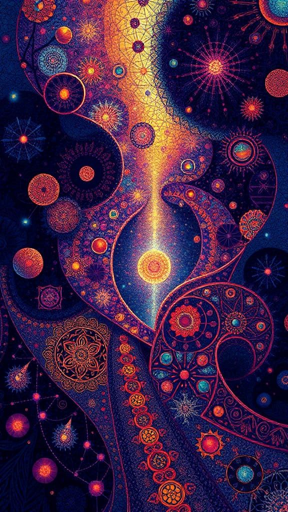 (Abstract Surreal Art Zentangles Psychedelic Insanely_Ultra_...