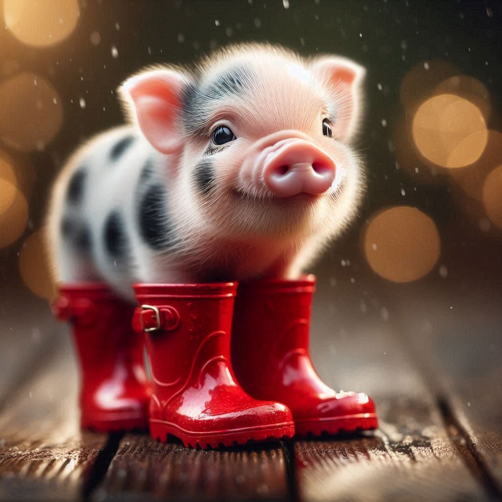 A Piglet in Wellies