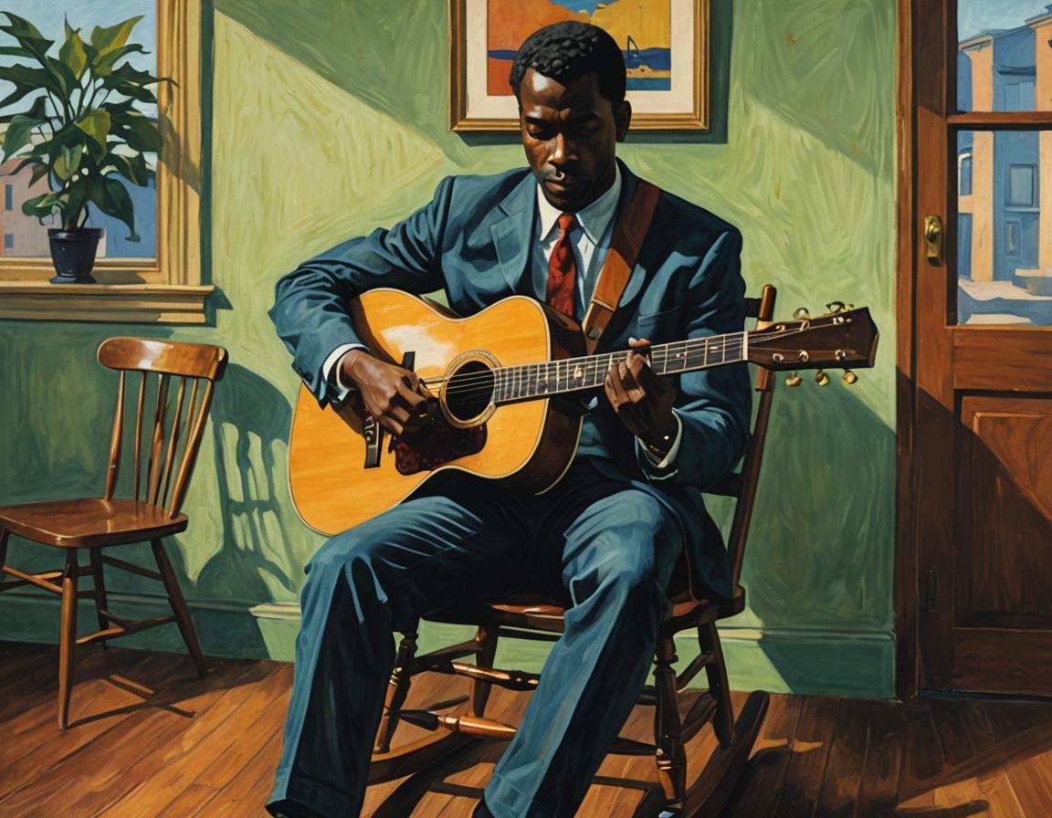 Playing the blues