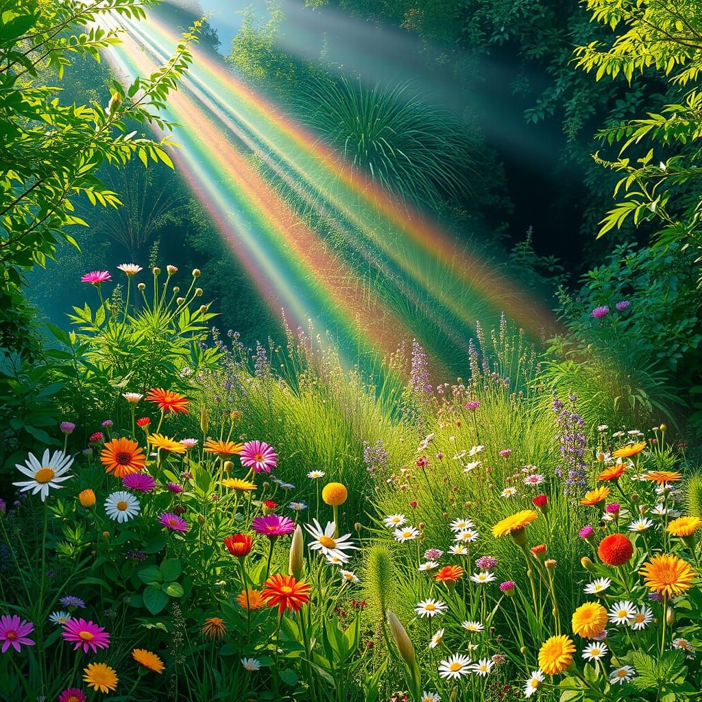 At the edge of a rainbow  by @Shebali