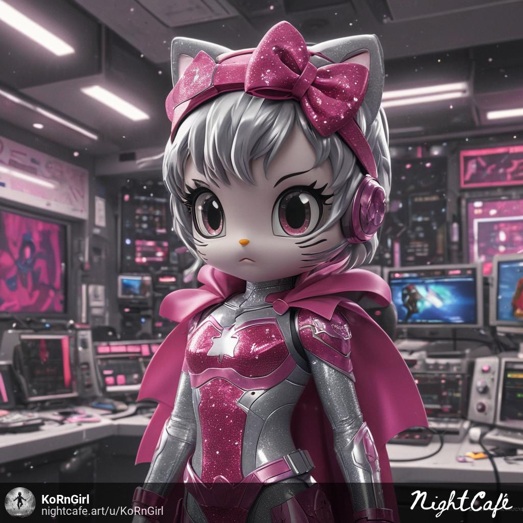 Realistic Superhero Hello Kitty&Cat's 2Match Hello Kitty