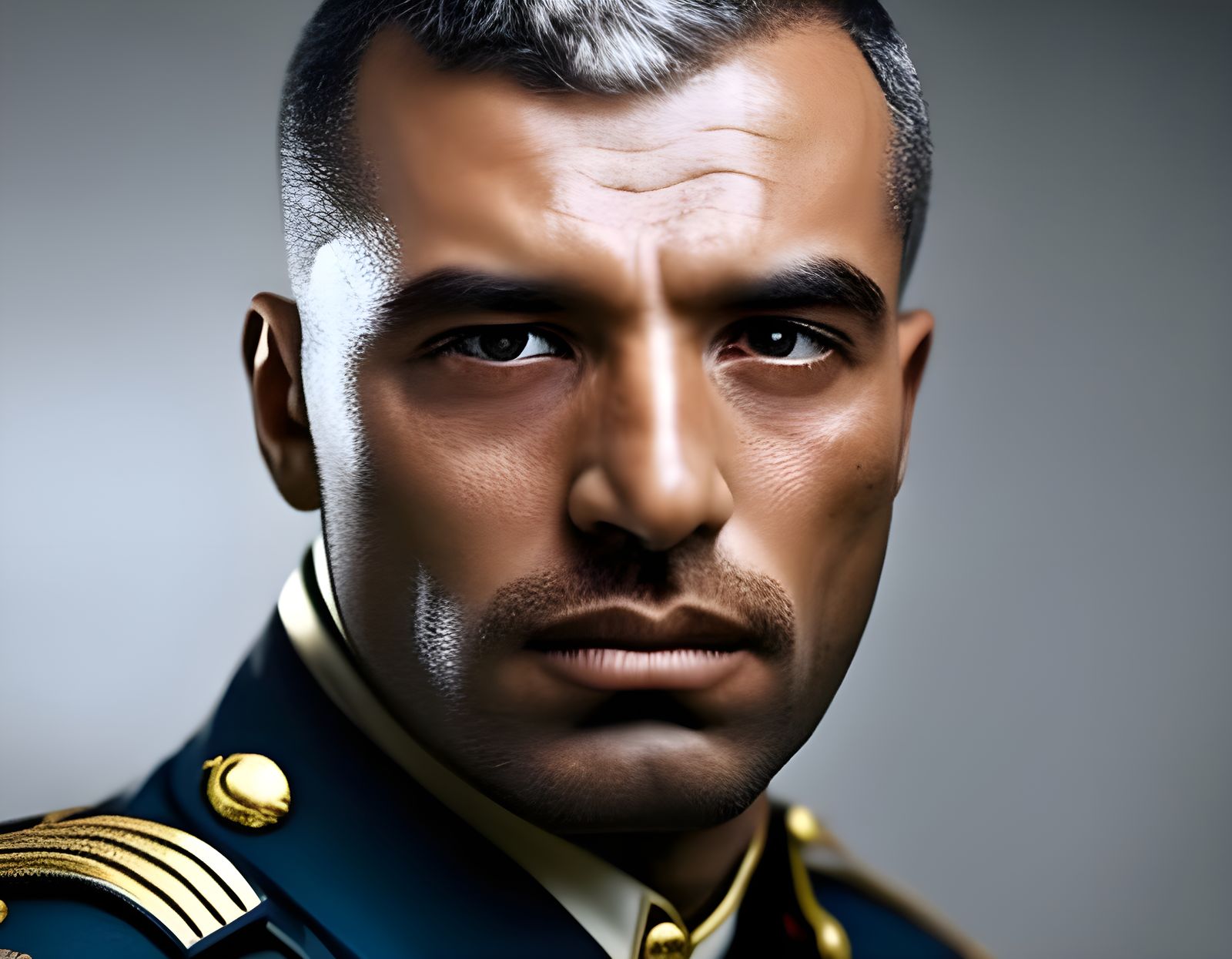The classified portrait of the Brigadier General