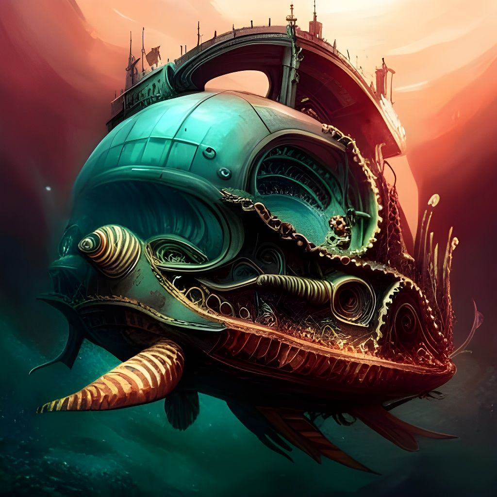 Biomechanical Submarine  by @forge4ward