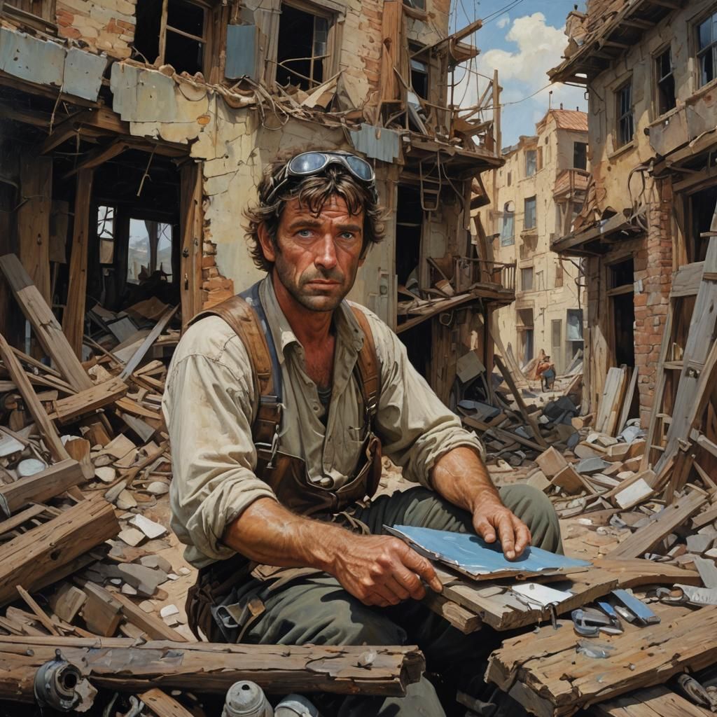 Hello.  I am repair the world after is was wrecked.   by @Steve Dufour