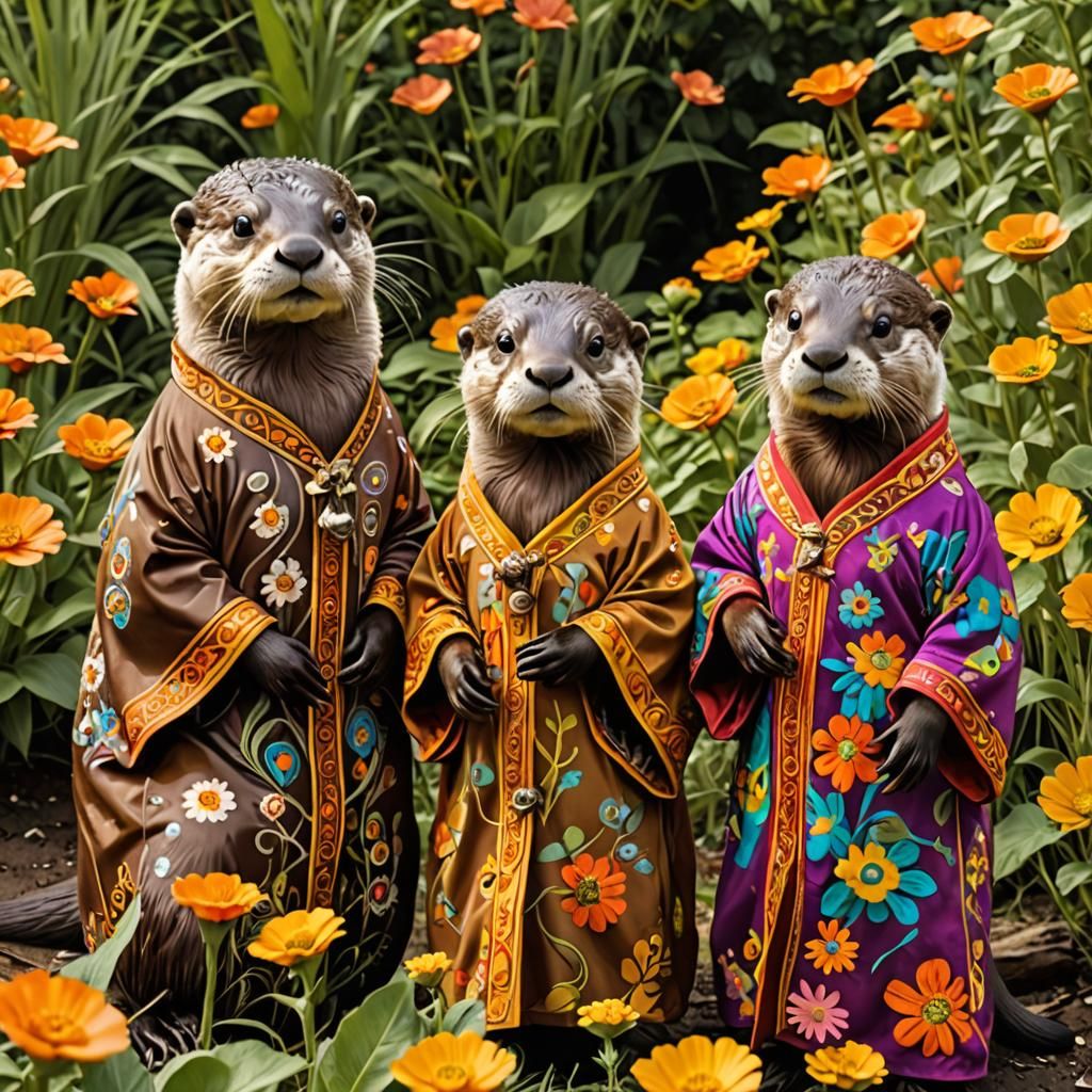 Otters at Woodstock