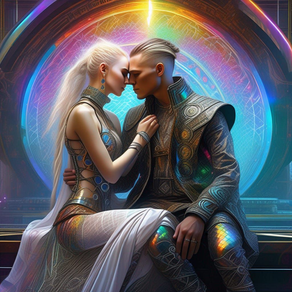 Cyberpunk Love  by @Trusty