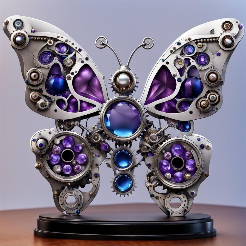 Butterfly statue