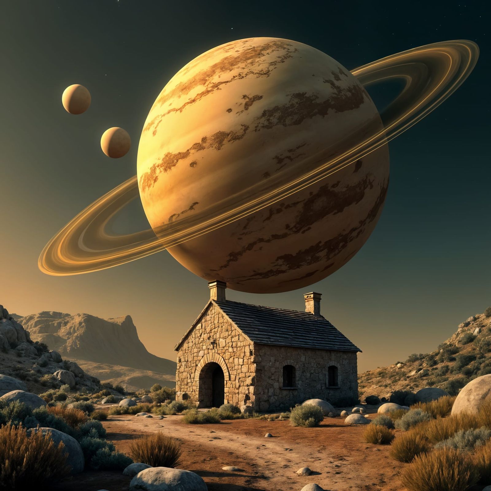 a Surreal Landscape on Planet Meta  by @Creative Digital Artist