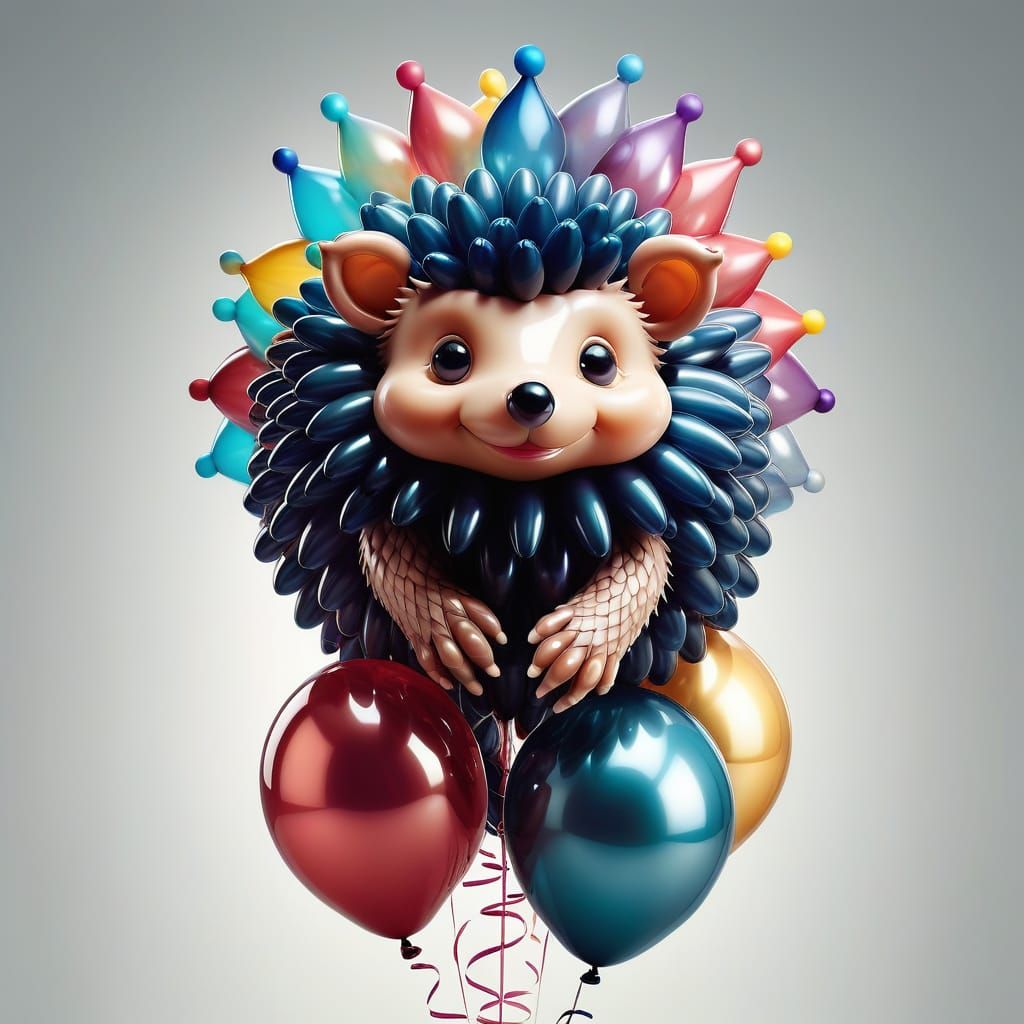 Hedgehog balloons