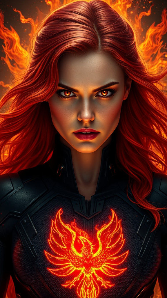 Dark Phoenix  by @HiJinks