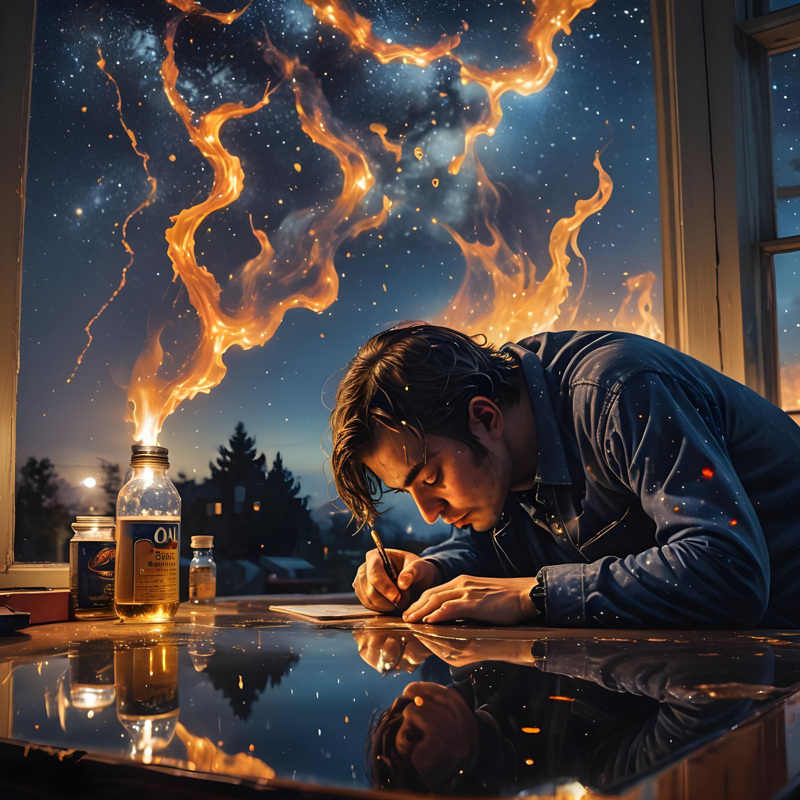 Burning the midnight oil