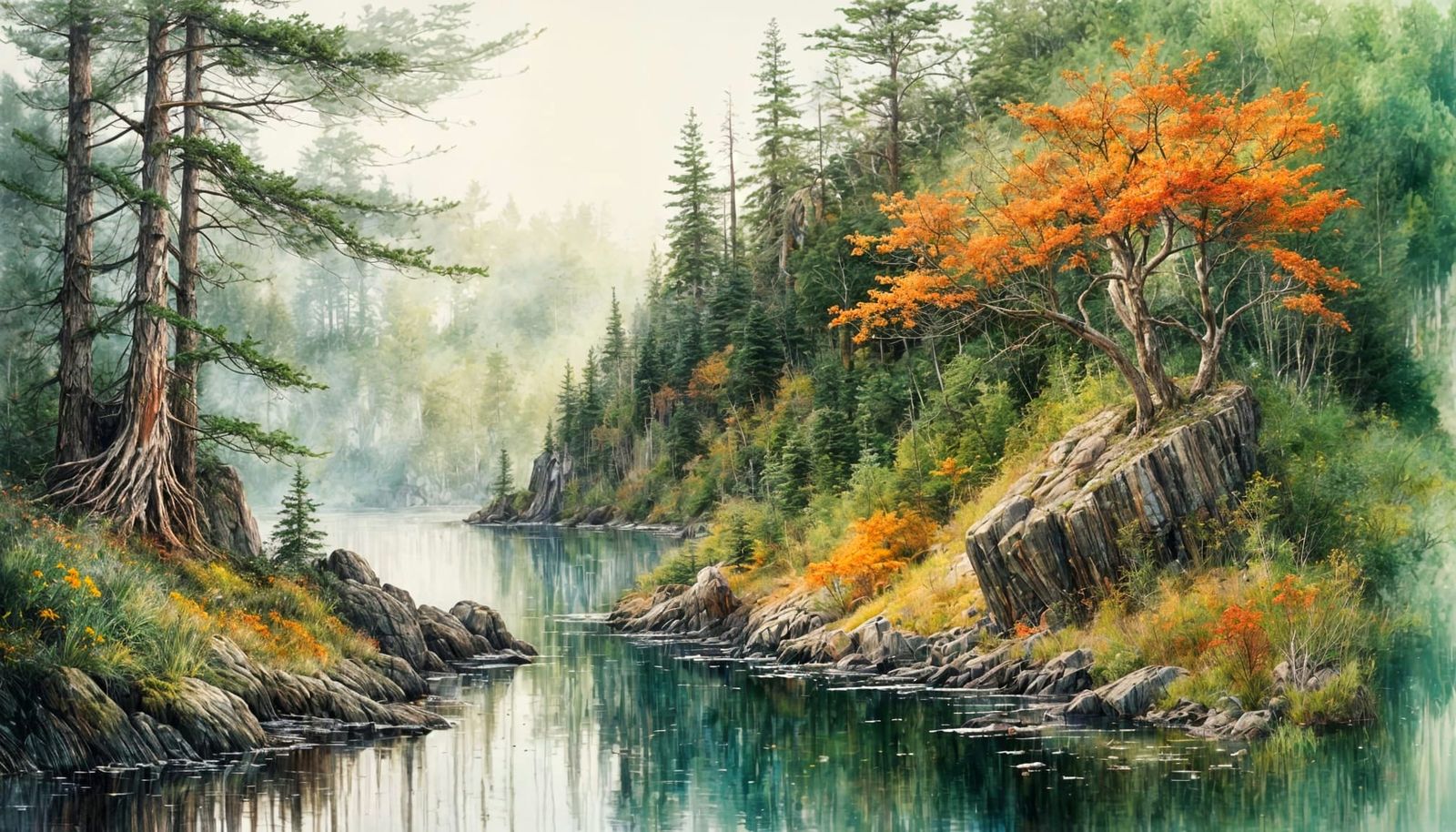 Narrow River Pass  by @Tovenaar