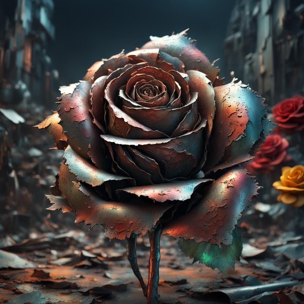 Rebirth - Metal Beauty in a Harsh World  by @Kitsunezaru