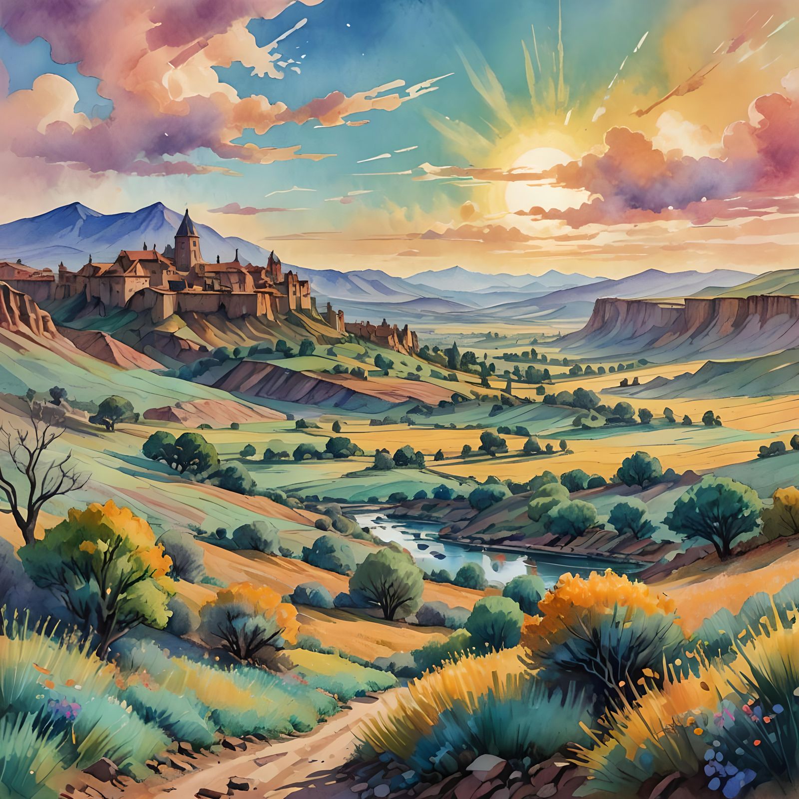 Sunnier landscape