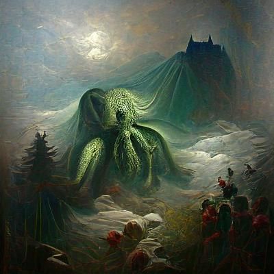 Cthulhu, The Great Dreamer - AI Generated Artwork - NightCafe Creator