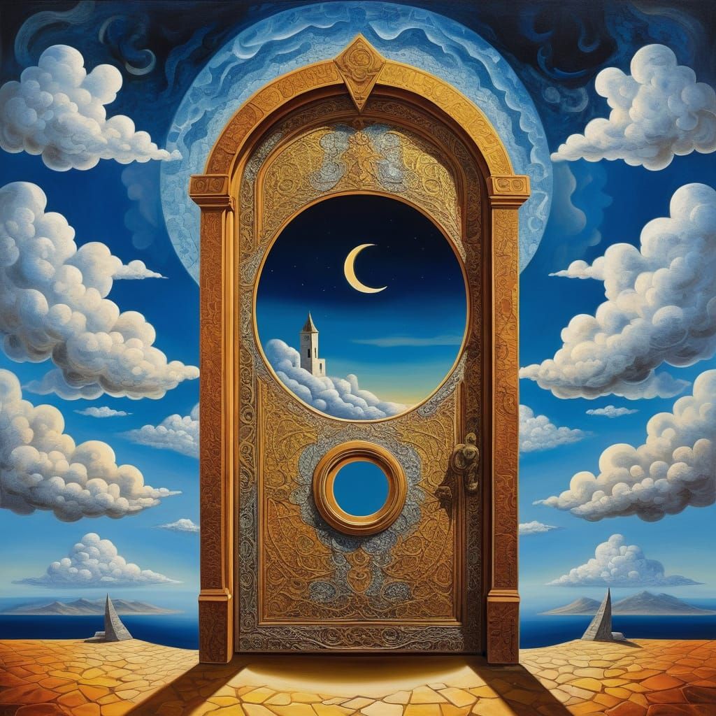 an entrance to Heaven perhaps...; surreal  by @Marta