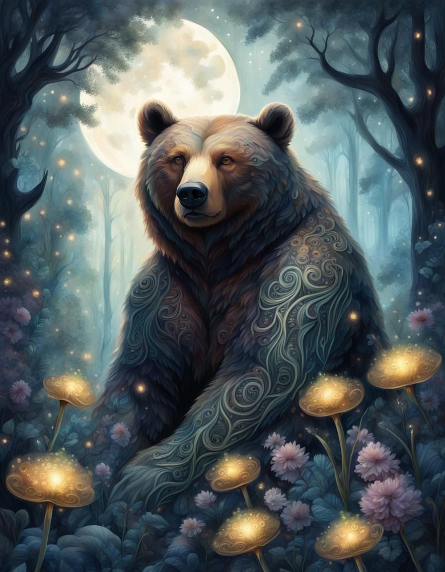 a cool bear  by @skeller