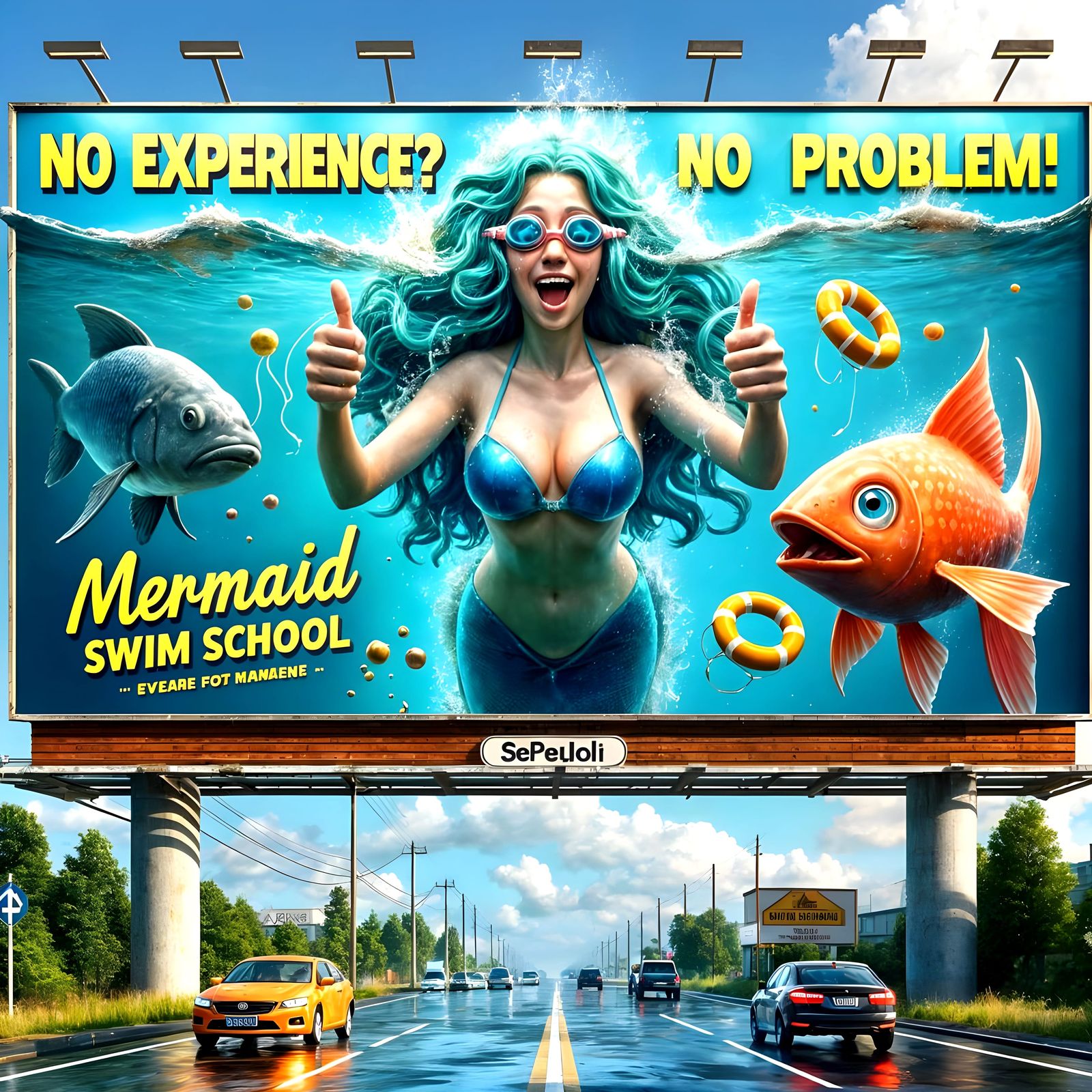 Mermaid Swim School   by @Floe Joe 