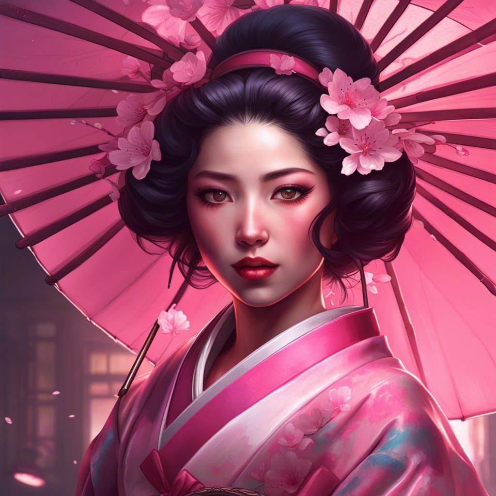 Cherry Blossom Geisha  by @Kacor Crunch