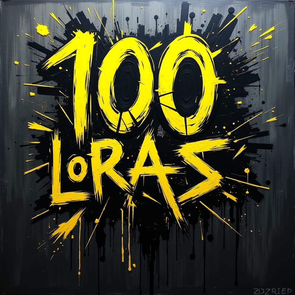 100 LoRAs