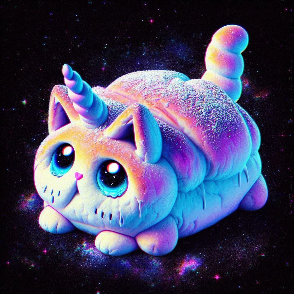 Space Cat Bread Unicorn!