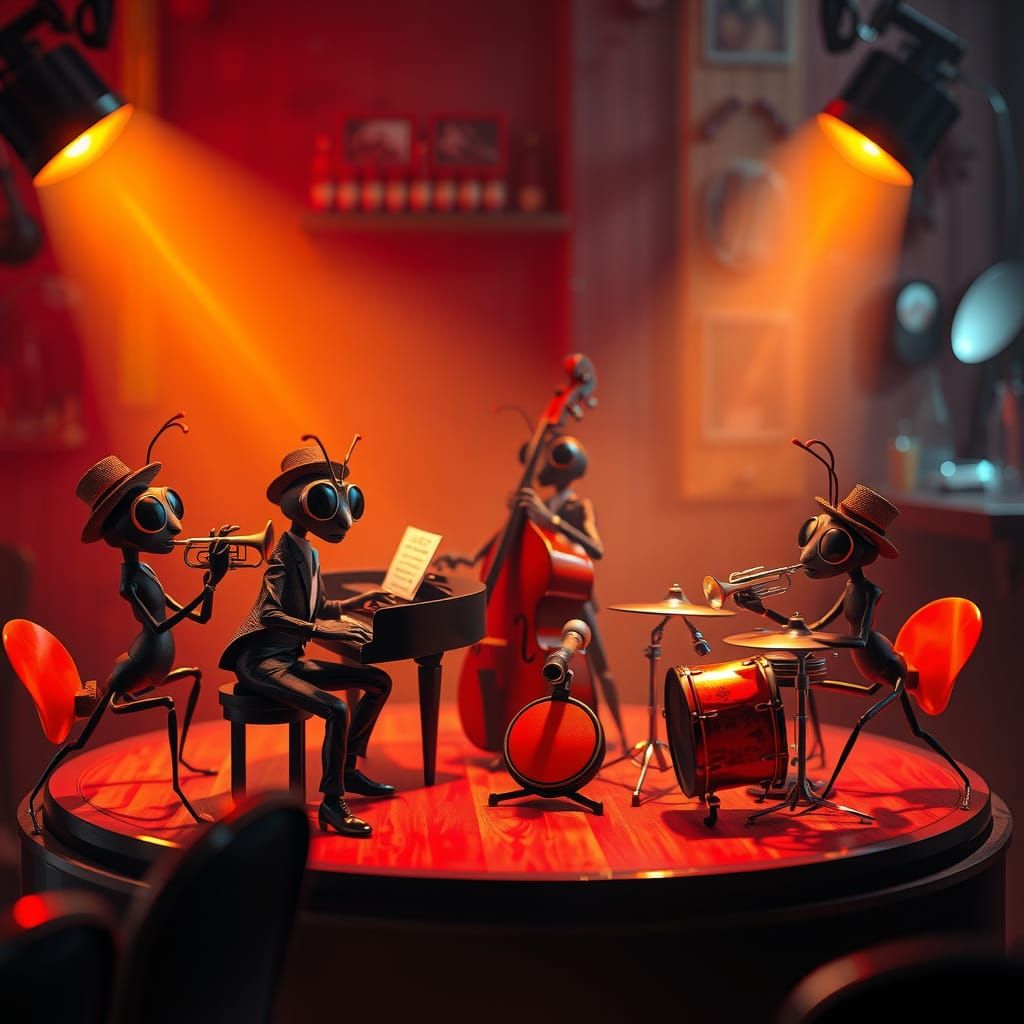 Jazz Ants  by @Jen Jay