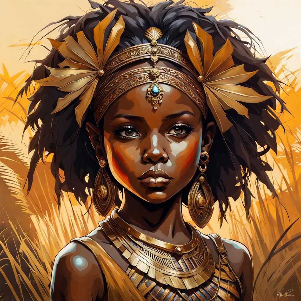 Savanna with flowers