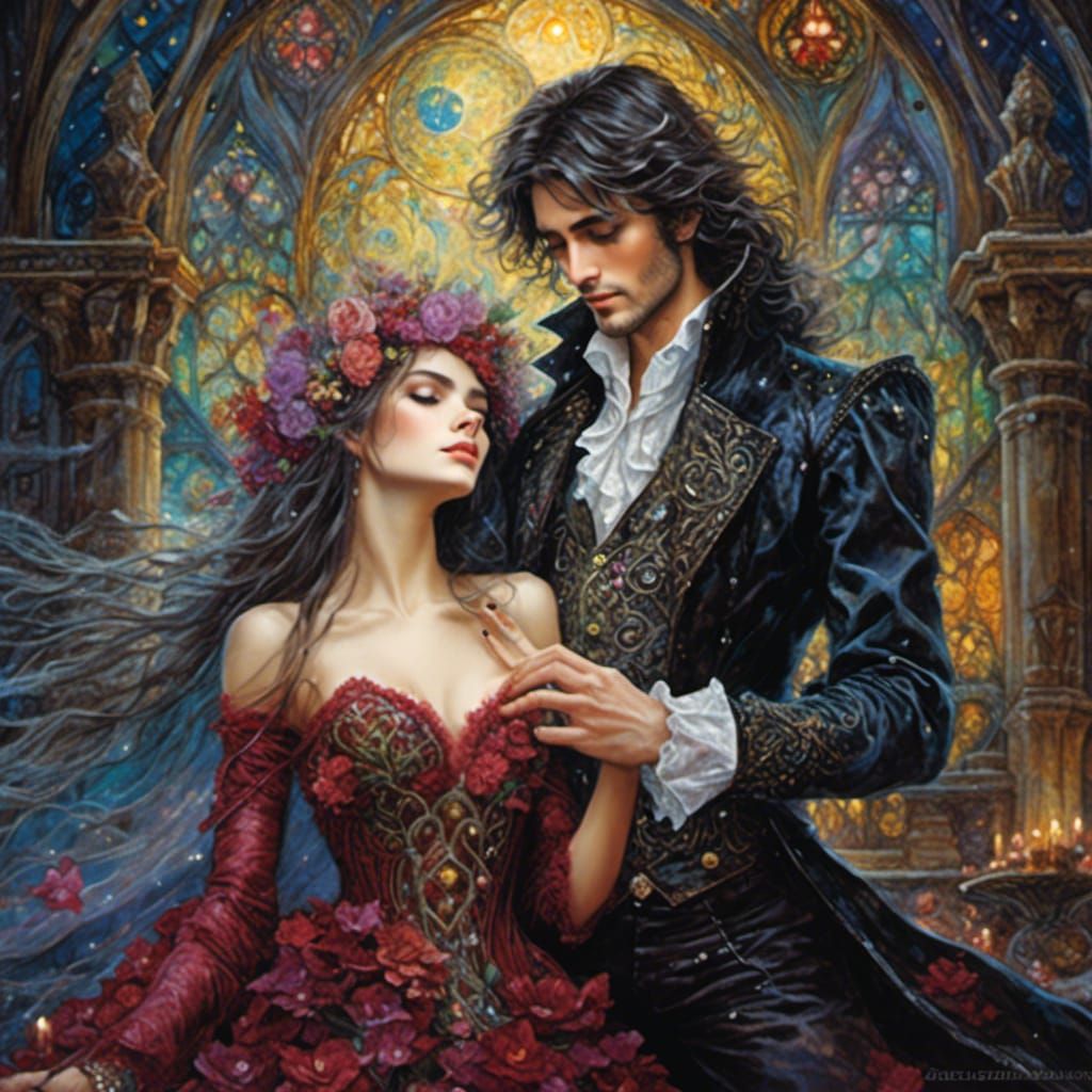 Dark Romance <lora:Charming:0.4> 