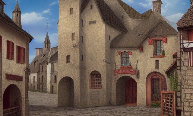 French Medieval town