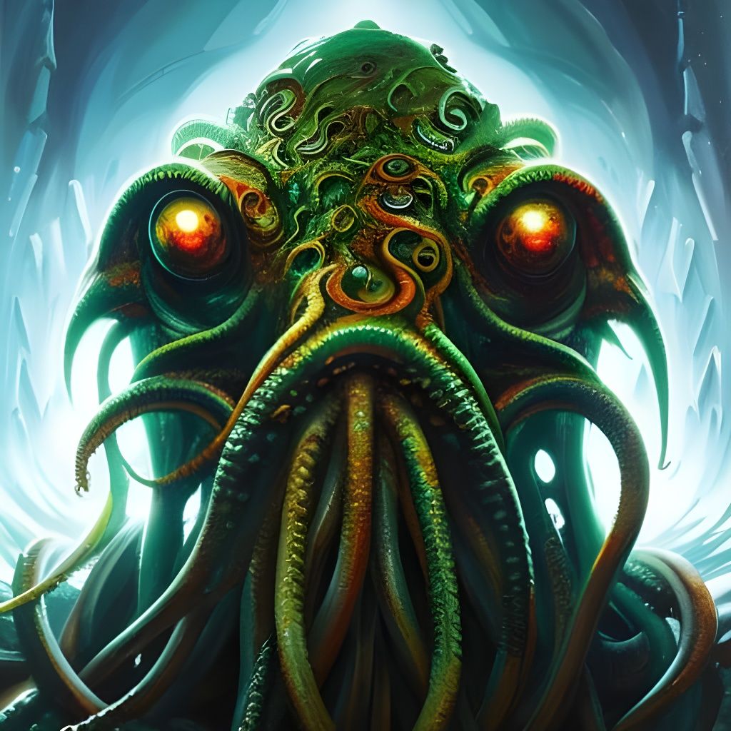 Cthulhu - AI Generated Artwork - NightCafe Creator