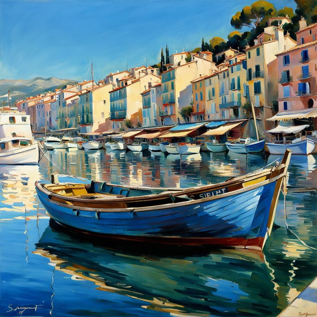 Bateau de pêche traditionnel en Provence  by @HC