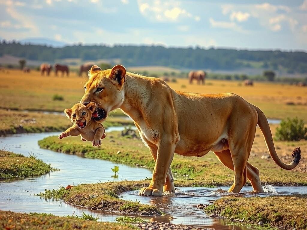 Mom! I can do it myself!   by @Randomperson42