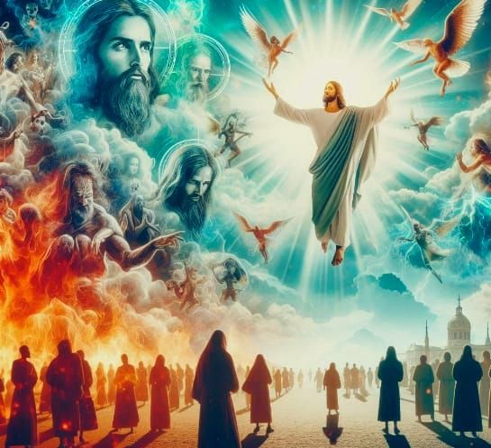 2/07/2025-Double Exposure Jesus Casting out Demons From Heav...