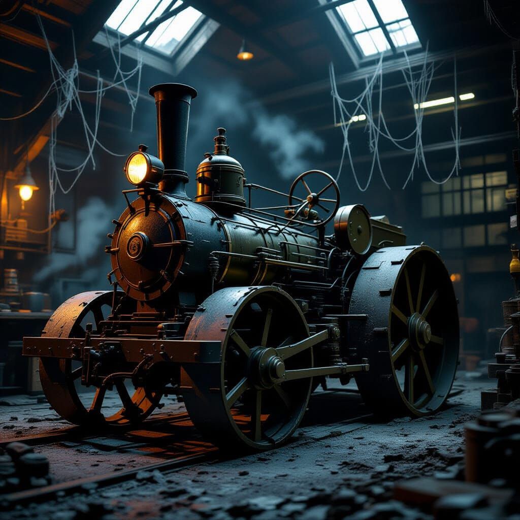 I bought a vintage steam roller. I don't know how to start.