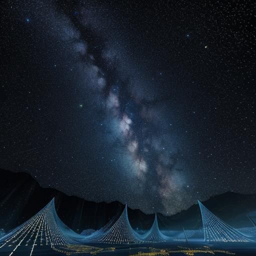 Binary Code Dream cybernetting virtual reality galaxy landsc...