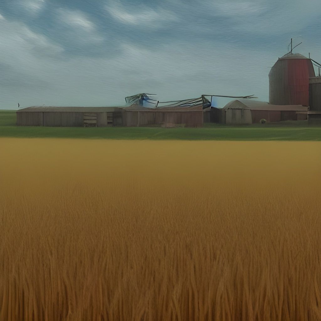 painting  grain stalk