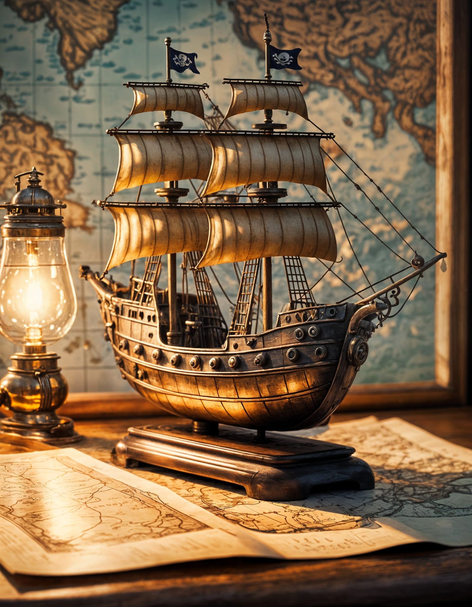 Shipping Enthusiast's Desk  by @Mart Thunderdark