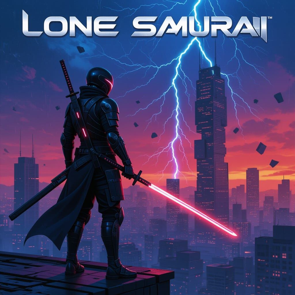 Cybernetic Samurai: Shattered Realms  by @Samu John