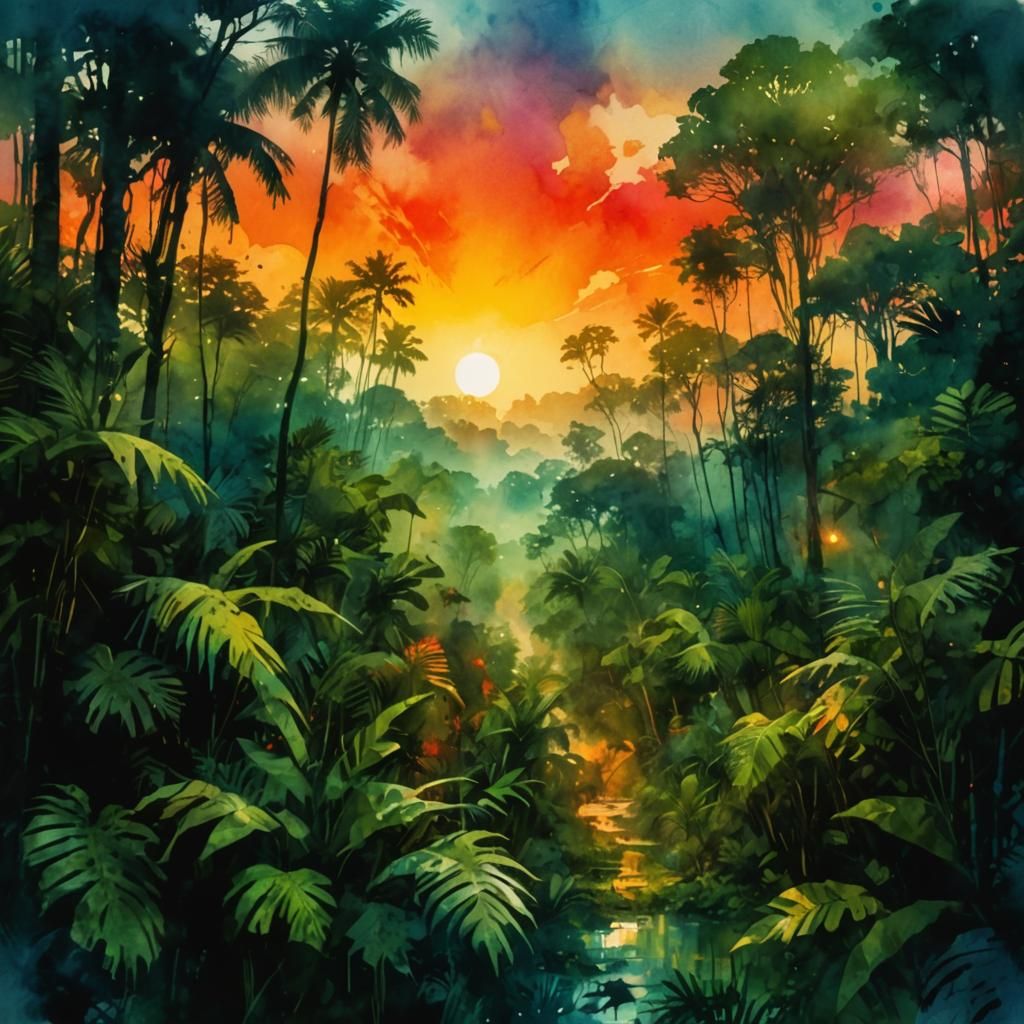 through the jungle  by @Ratso