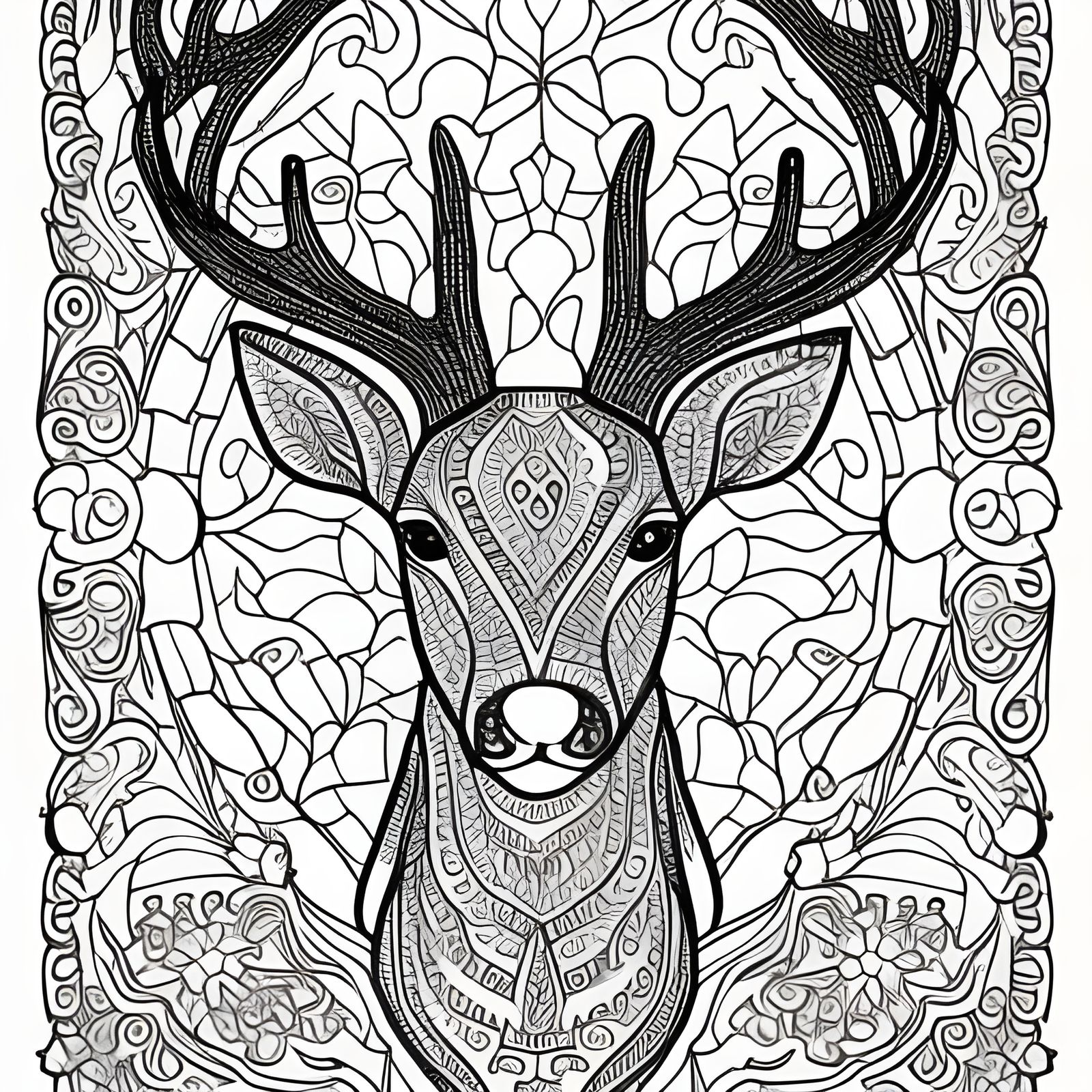 Coloring Page style - AI Generated Artwork - NightCafe Creator