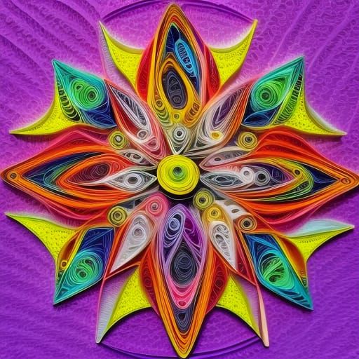 paper star AI Generated Artwork NightCafe Creator