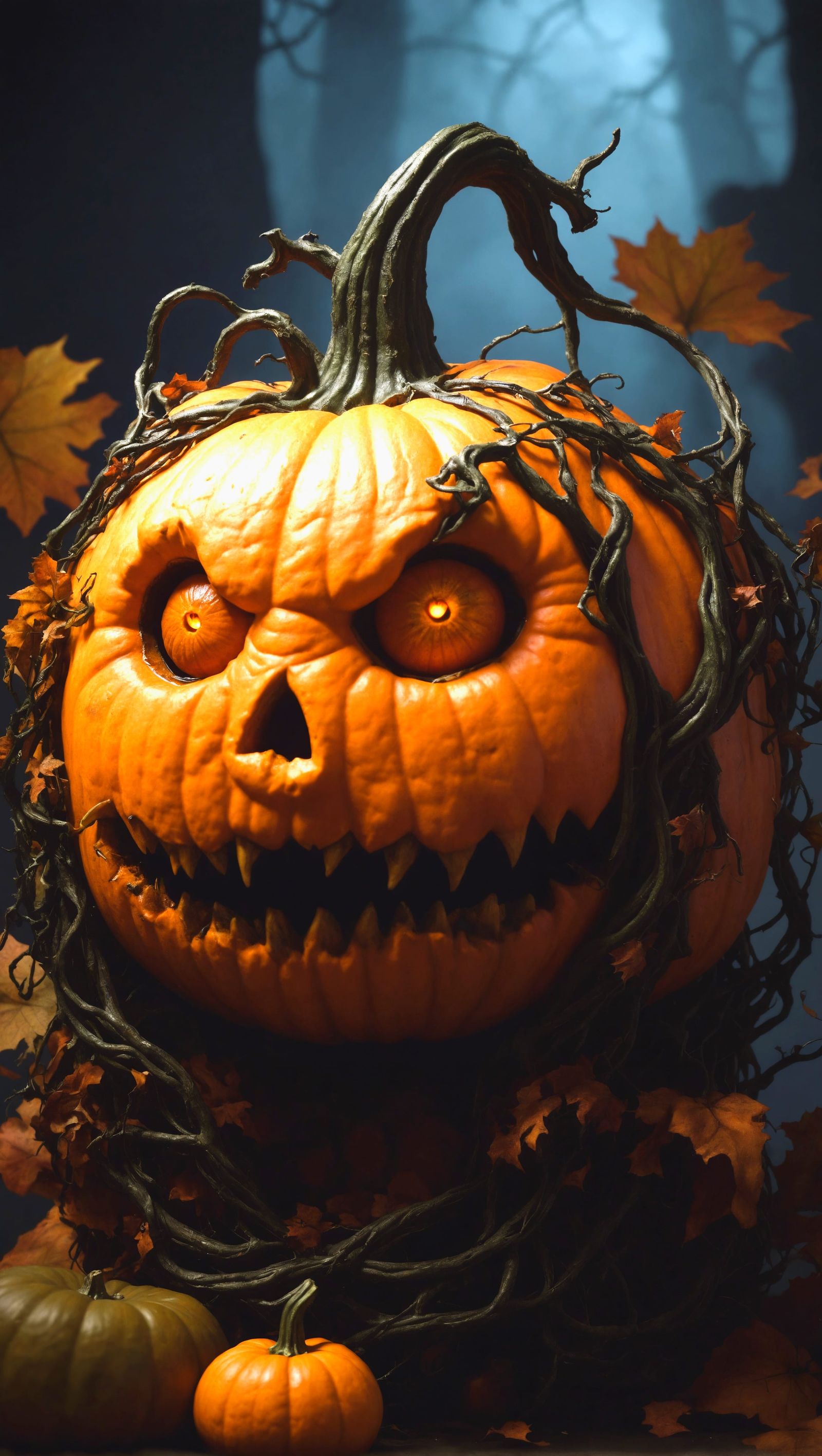 Biomorphic Pumpkin Creature