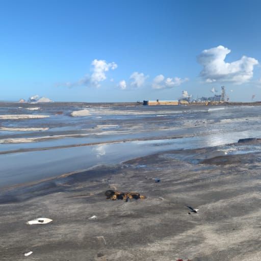 Galveston has the world’s ugliest beach 😂 AI Generated Artwork NightCafe Creator